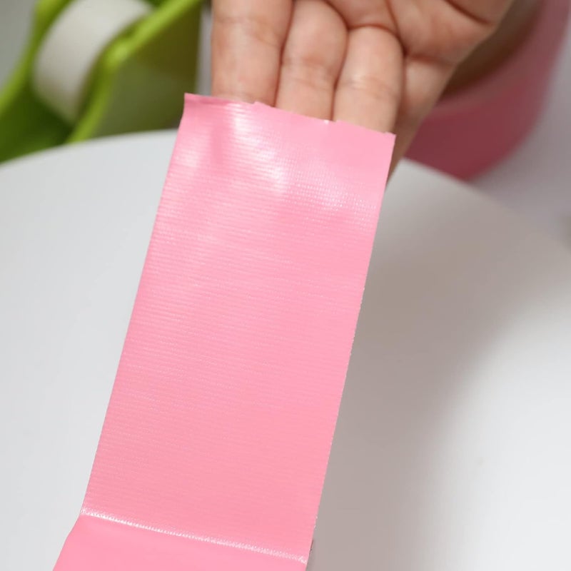 QILIMA Pink Duct Tape, Waterproof Duct Cloth Fabric, Professional Grade Cloth Duct Tape for Photographers,Repairs, DIY, Crafts, Indoor Outdoor Use,2 Inch X 28 Yards - Image 2